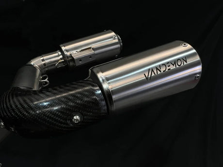 Vandemon  Ducati Panigale & Streetfighter V4 Titanium High Mount 3/4 Slip-On 2022-2024  DUCV4SFTIMUFHMB VA-35