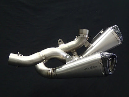 Vandemon  Ducati Panigale V4 All Titanium Slip-On 2023 On DUCV4SFTIMUFLMB