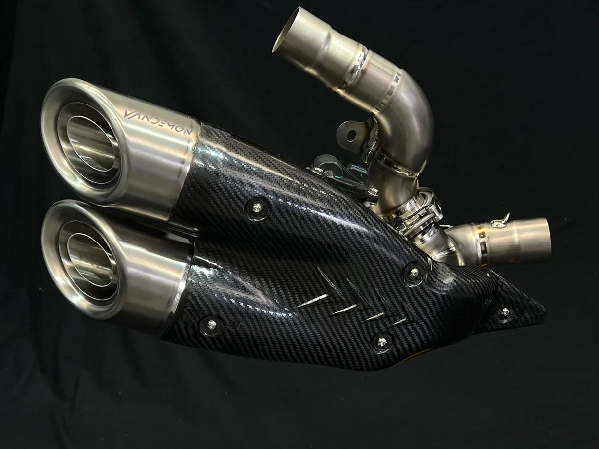 Vandemon  Ducati X Diavel & Diavel S 1260 2016 -2022 Bimodal Stealth Titanium Slip-On  DUCDVLTITANEXHWVA VA-46