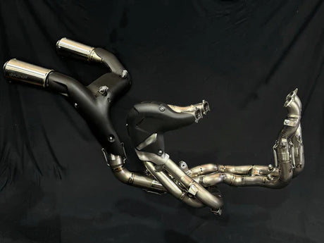 Vandemon Ducati Panigale V4,V4S,V4R & Streetfighter V4 2018-24 Titanium High Mount Exhaust System  DUCV4PANHMEXHMESA VA-124