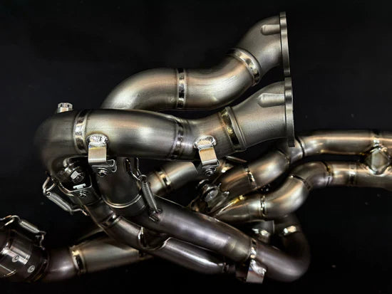 Vandemon Ducati Panigale V4,V4S,V4R & Streetfighter V4 2018-24 Titanium High Mount Exhaust System  DUCV4PANHMEXHMESA VA-124