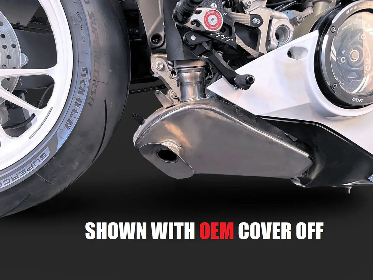 IN STOCK Vandemon Ducati Panigale V4 / V4S/ V4R & Streetfighter V4 Bimodal Stealth Titanium Slip-On  2018-2024 DUCV4PANTIEXHWVA VA-123