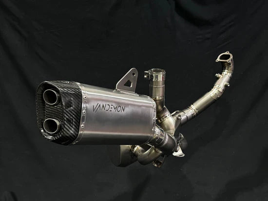 Vandemon Ducati Multistrada V2 950 Bimodal Stealth Titanium Exhaust System DUCV2MTSTIEXHWVA