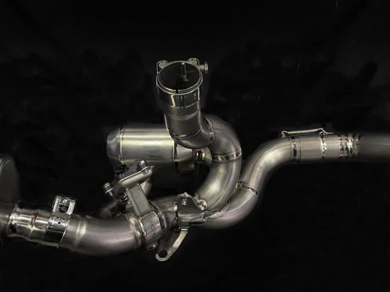 Vandemon Ducati Multistrada V2 950 Bimodal Stealth Titanium Exhaust System DUCV2MTSTIEXHWVA