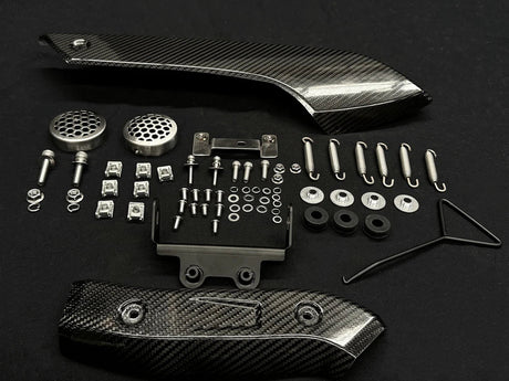 Vandemon Ducati Panigale/ Streetfighter V2 High Mount Titanium Slip-On Mufflers DUCV2TIMESMUFHMA VA-126