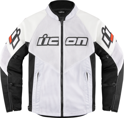 ICON Mesh AF™ Leather Jacket - White - Medium 2810-3903