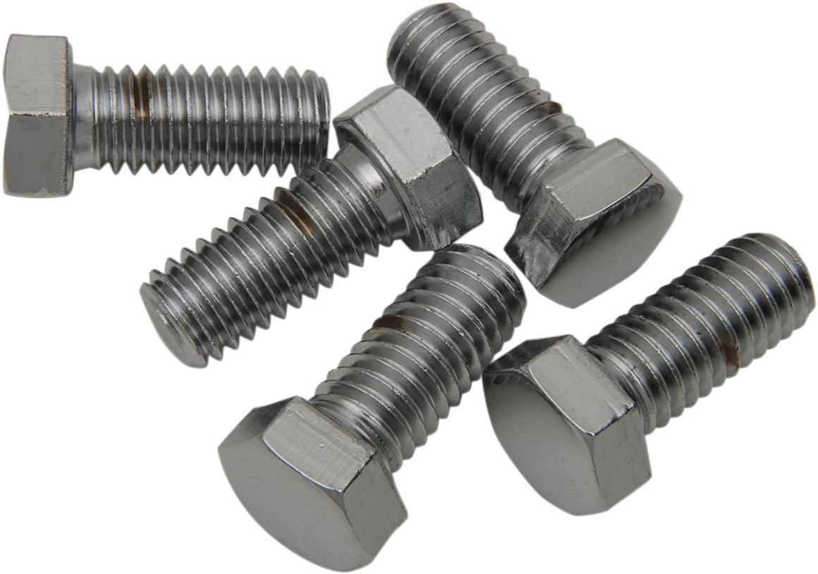 DRAG SPECIALTIES Bolts - Hex-Head - Chrome - 7/16"-14 x 1" MPB668