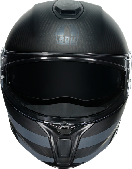 AGV SportModular Helmet - Dark Refractive - Carbon/Black - Medium 211201O2IY01412
