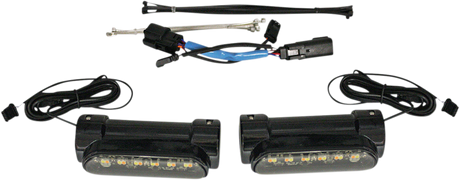 CUSTOM DYNAMICS Engine Guard Light - '10-'13 FLHX - Black CD-CB-AW-SS6-B