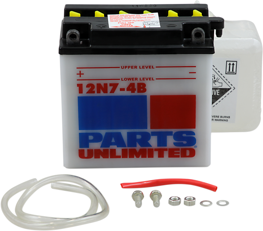 Parts Unlimited Battery - 12n7-4b 12n7-4b-Fp