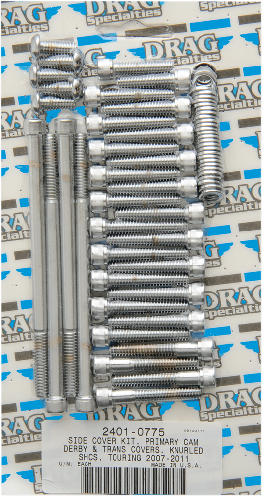 DRAG SPECIALTIES Knurled Transmission Bolt Kit - Touring MK696