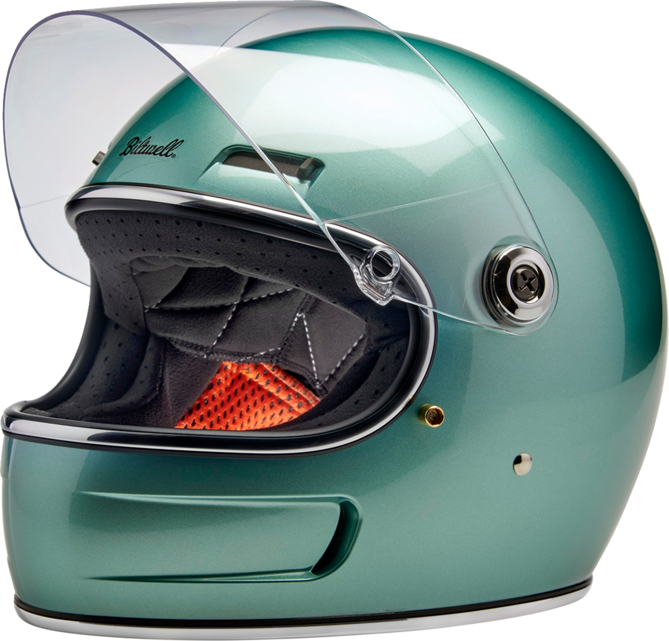 BILTWELL Gringo SV Helmet - Metallic Seafoam  Green  - Large 1006-313-504