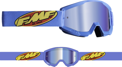 Gafas FMF PowerCore - Núcleo - Cian - Azul Espejo F-50051-00004 2601-3183 