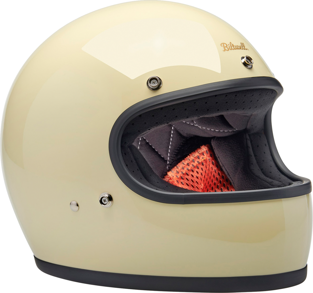 BILTWELL Gringo Helmet - Gloss White - Large 1002-102-504