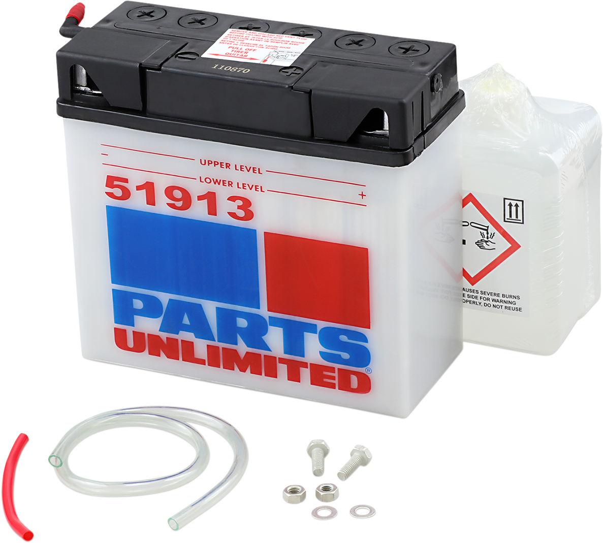 Parts Unlimited Battery - 51913 12c16a-3a-Fp