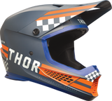 THOR Sector 2 Helmet - Combat - Midnight/Orange - XS 0110-8137