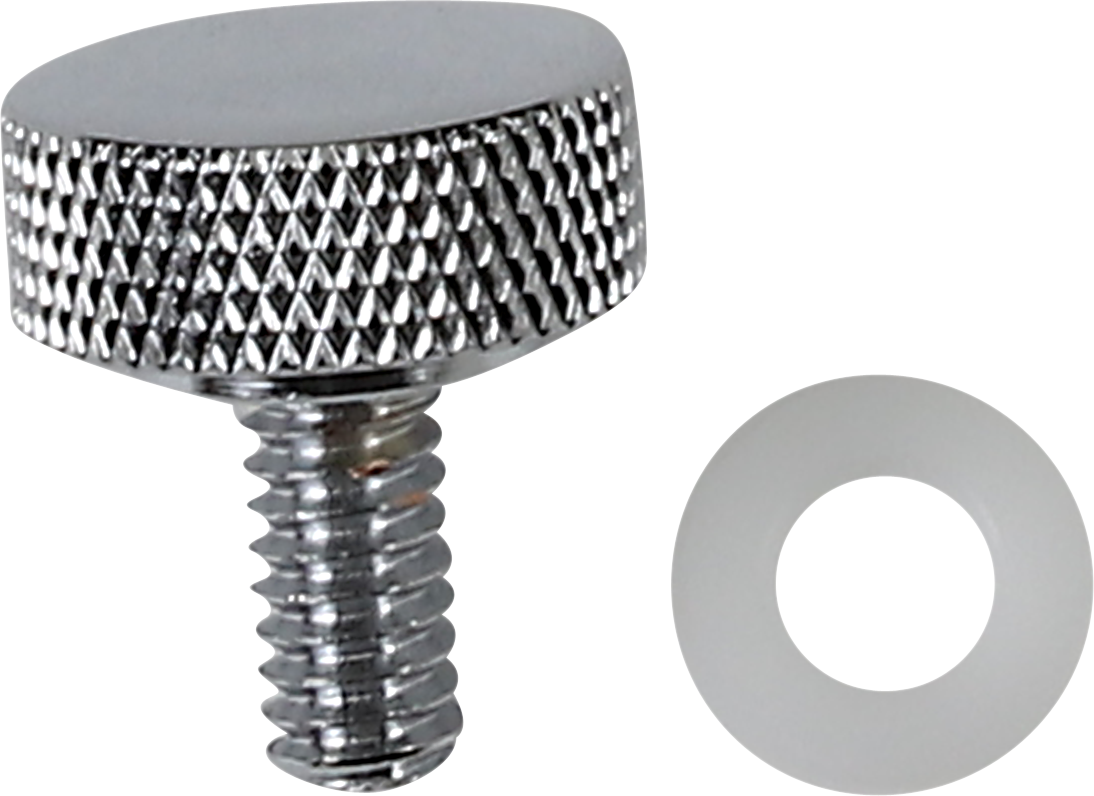 DRAG SPECIALTIES Seat Knob - Chrome - 1/4-20 370282