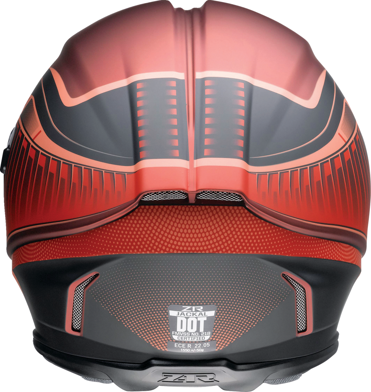 Z1R Jackal Helmet - Dark Matter - Red - XS 0101-14848