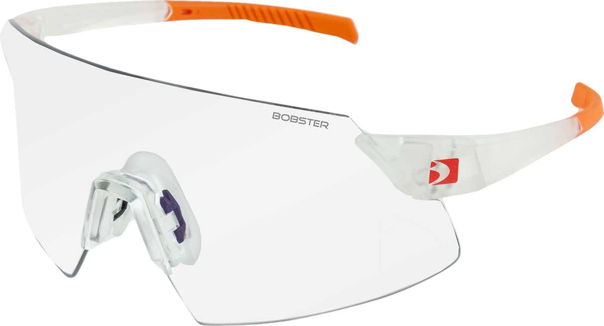 BOBSTER Cadence Sunglasses - Matte Clear/Orange BCAD01