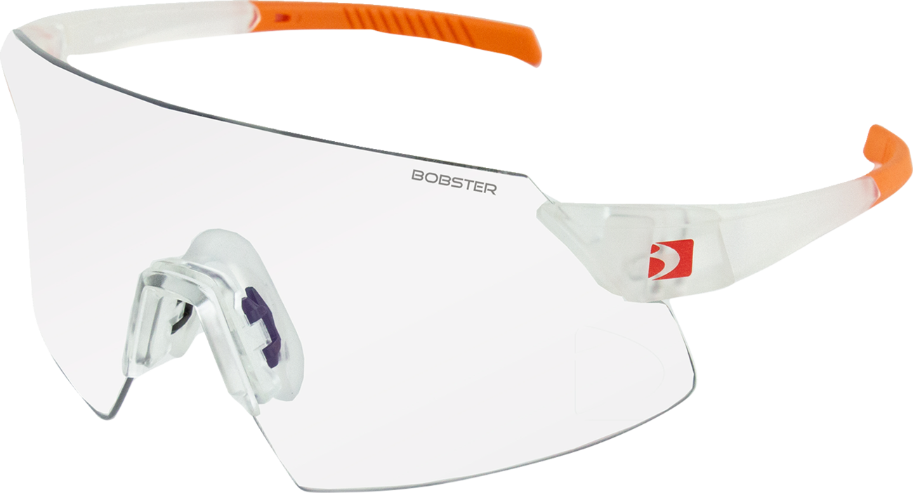 BOBSTER Cadence Sunglasses - Matte Clear/Orange BCAD01