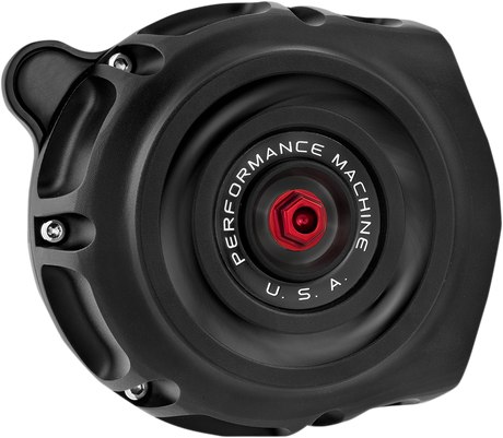 PERFORMANCE MACHINE (PM) Vintage HP Air Cleaner - Black Ops - M8 0206-2142-SMB