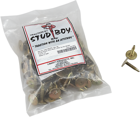 STUD BOY Studs without Locknuts - 1.375" - 84 Pack 2437-P8-PS