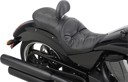 DRAG SPECIALTIES Asiento de perfil bajo - Respaldo del conductor - Almohada - Vegas NO AJUSTE CON RESPALDO OEM 0810-1607 