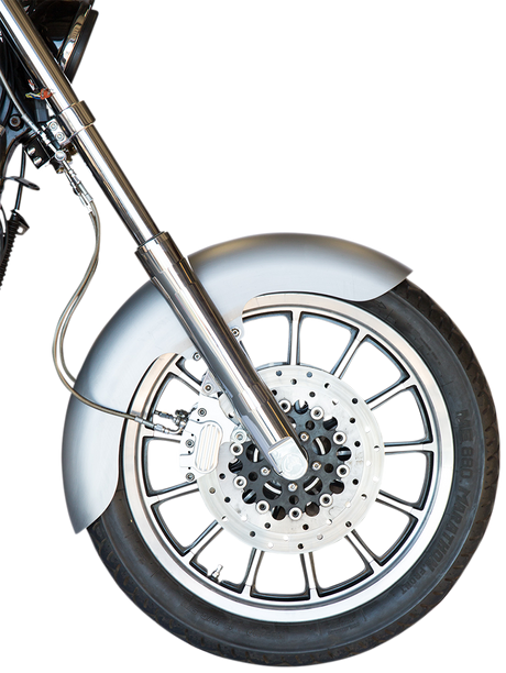 RUSS WERNIMONT DESIGNS Dyna Front Fender - For 90/90-19" Wheel - 4.3/4" W - 34-3/4" L RWD-50170