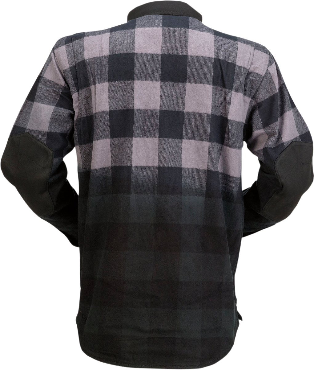 Z1R Duke Ombre Flannel - Gray/Black - Large 2840-0159