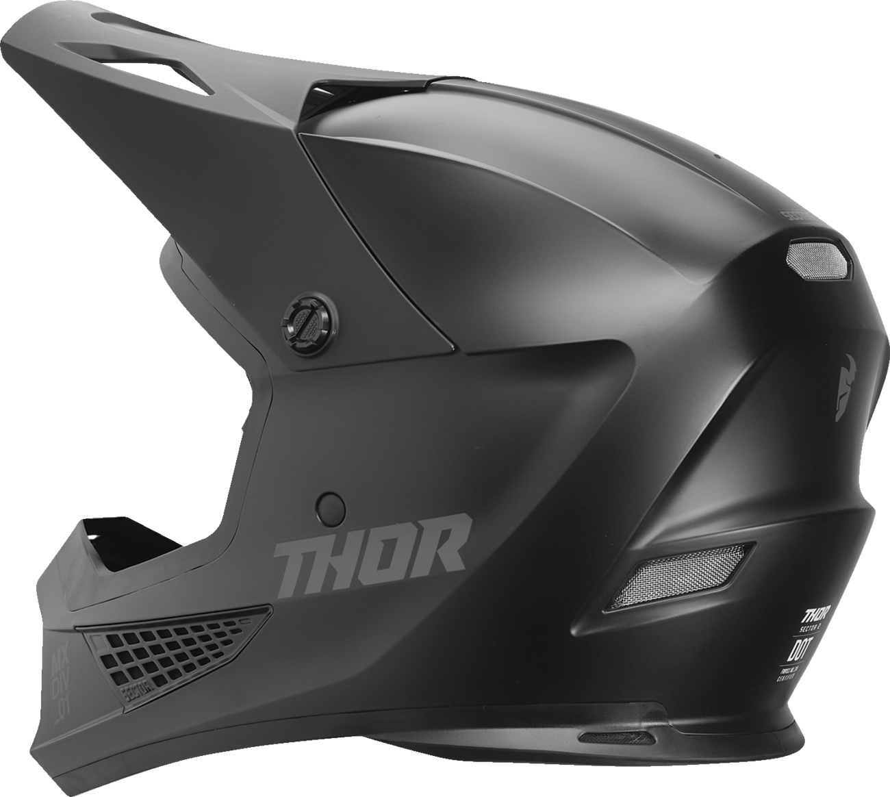 THOR Sector 2 Helmet - Blackout - XS 0110-8153