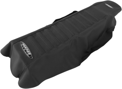 SDG Pleated Seat Cover - Black Top/Black Sides 96346