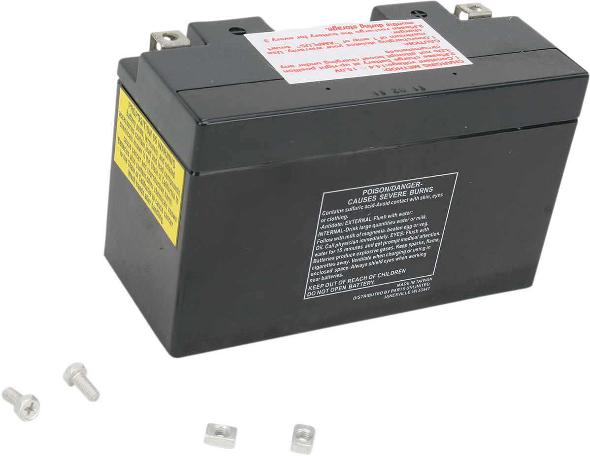 Parts Unlimited Agm Battery - Yt7b-Bs Ct7b-4