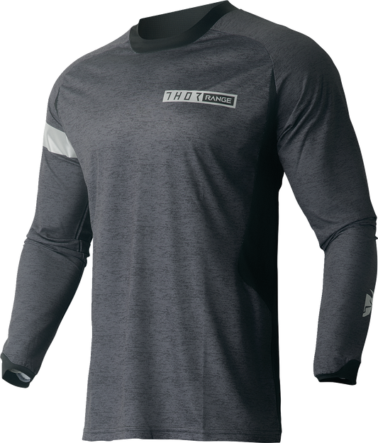 THOR Range Jersey - Black/Gray - Large 2910-7478