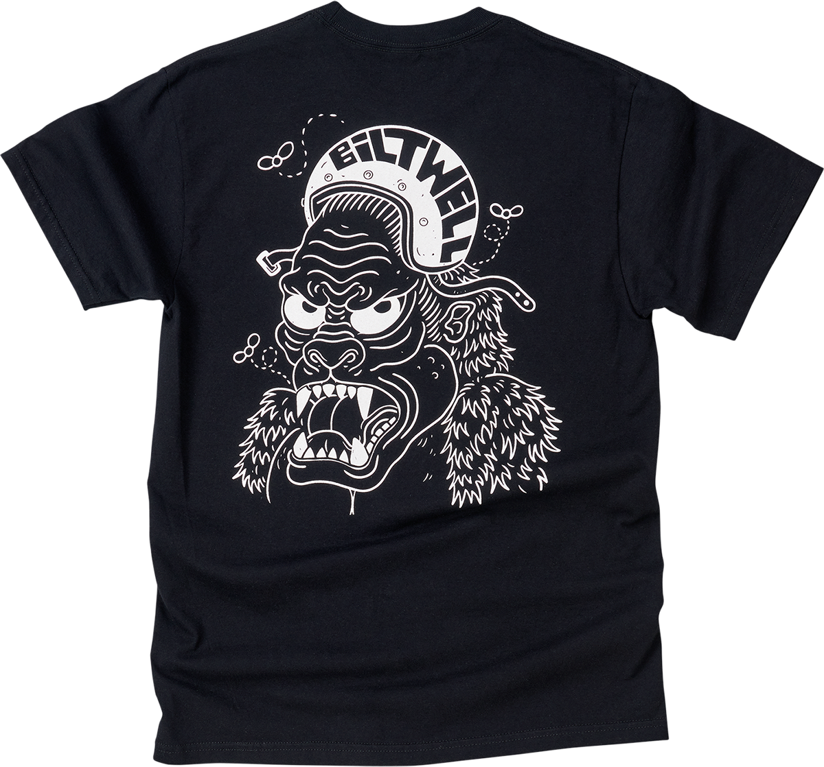 BILTWELL Go Ape T-Shirt - Black - Small 8101-051-002