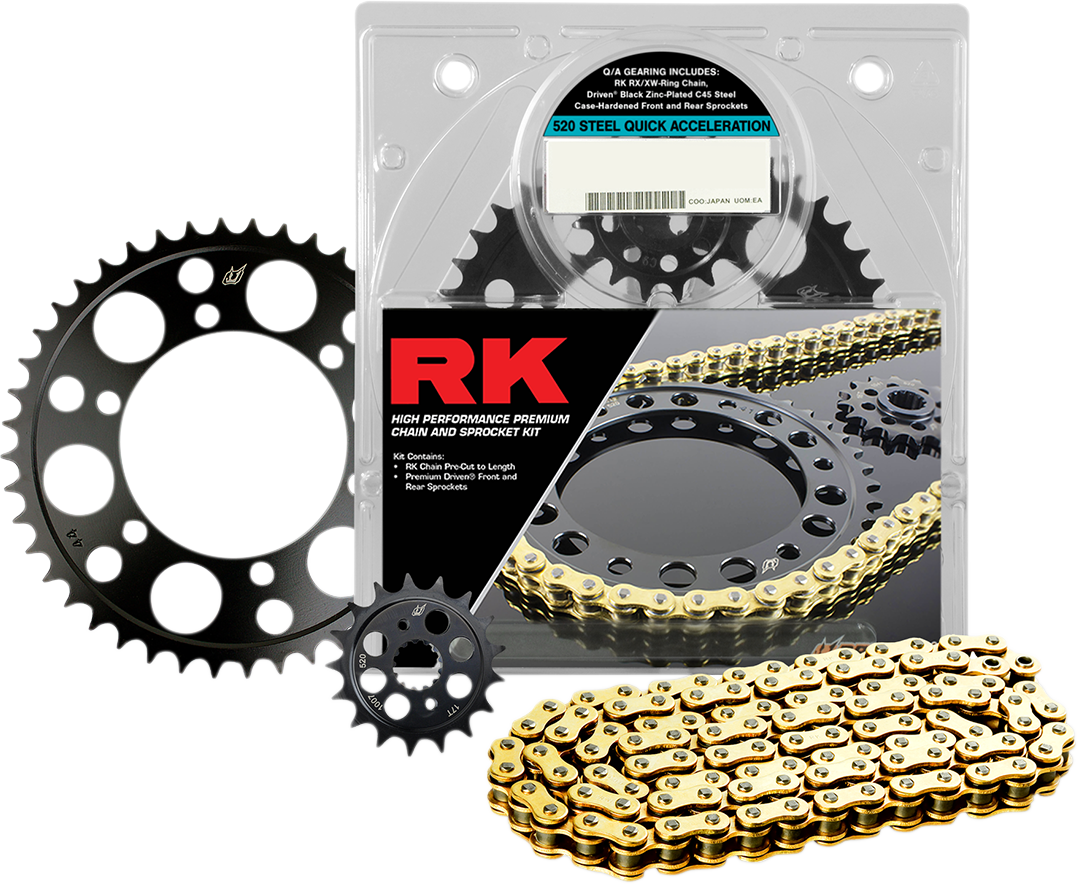 RK Chain Kit - Gold - Kawasaki - ZX-6R '07-'18 2068-079PG