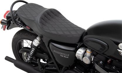 Z1R Low TR Seat - Double Diamond - Black - Vinyl 0810-2220