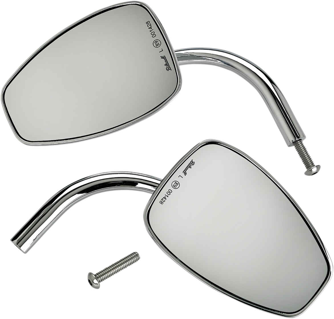 BILTWELL Mirror - Tear Drop - Chrome 6504-400-532