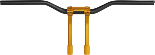 PERFORMANCE MACHINE (PM) Handlebar Assembly - External Wiring - Gold Ops 0208-2186M-SMG