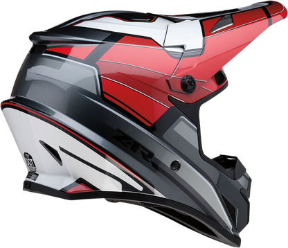 Z1R Rise Helmet - MC - Red/Gray - Small 0110-7209