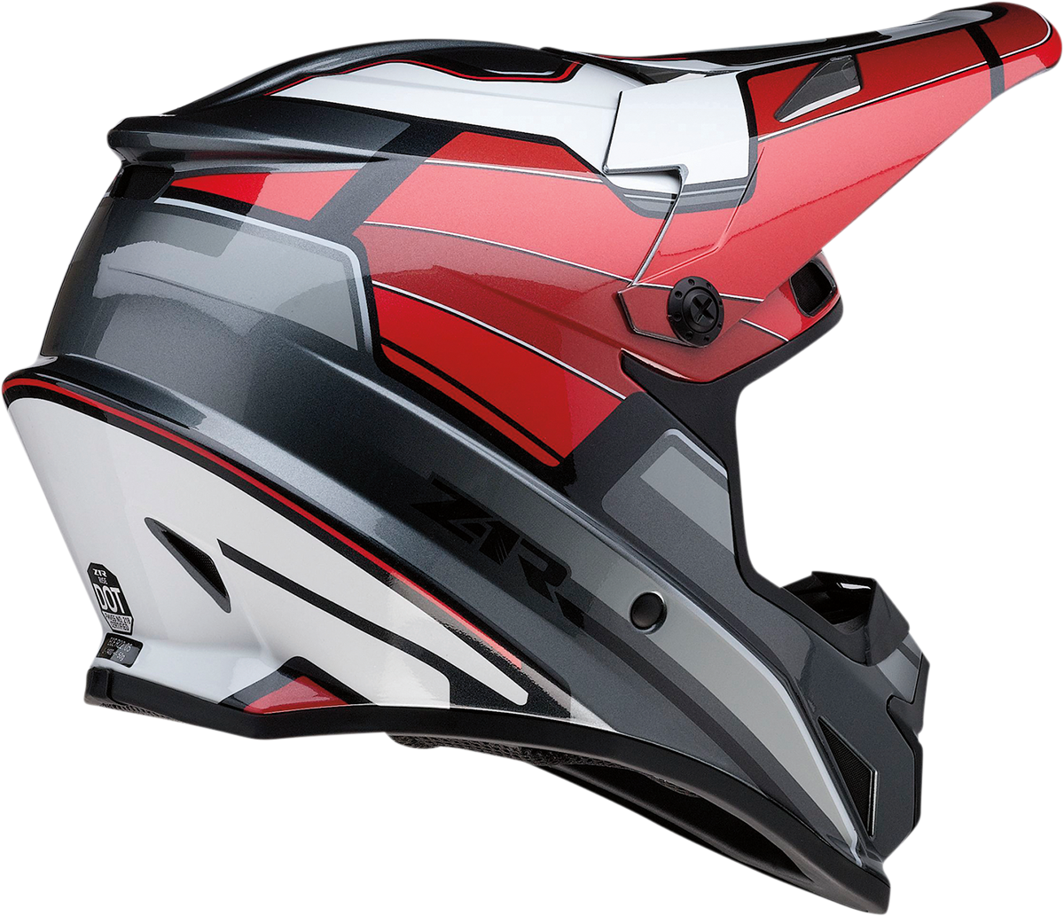 Z1R Rise Helmet - MC - Red/Gray - Large 0110-7211