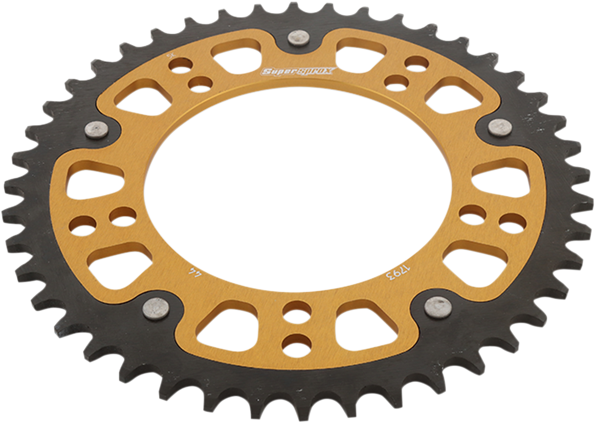 SUPERSPROX Stealth Rear Sprocket - 44 Tooth - Gold - Suzuki/Triumph RST-1793-44-GLD