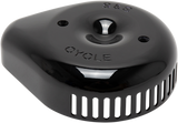 S&S CYCLE Slasher Air Cleaner Cover - Black 170-0533