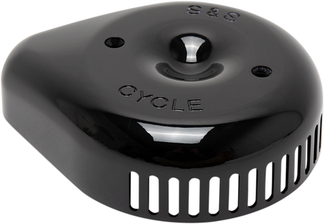 S&S CYCLE Slasher Air Cleaner Cover - Black 170-0533