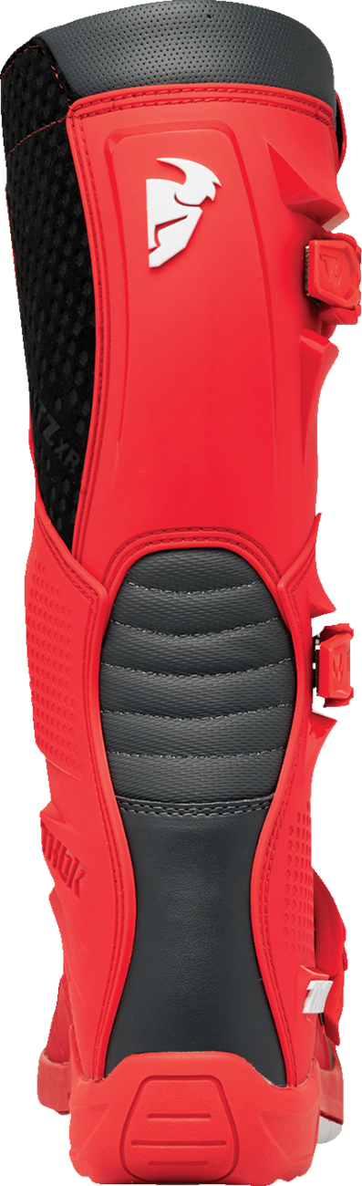 THOR Blitz XR Boots - Red/Charcoal - Size 10 3410-3112