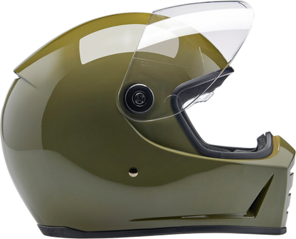 BILTWELL Lane Splitter Helmet - Gloss Olive Green - XS 1004-154-501