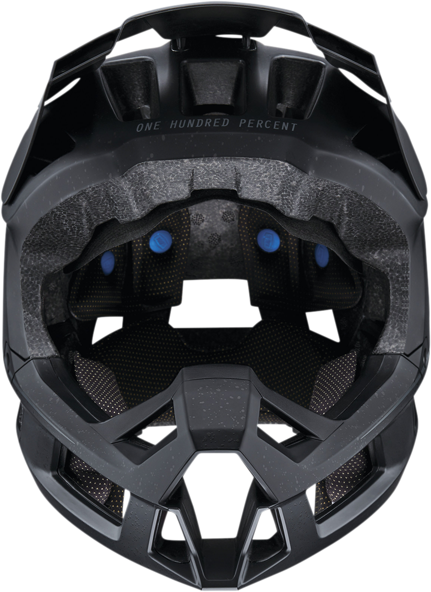 100% Trajecta Helmet - Fidlock - Black - XL 80003-00004
