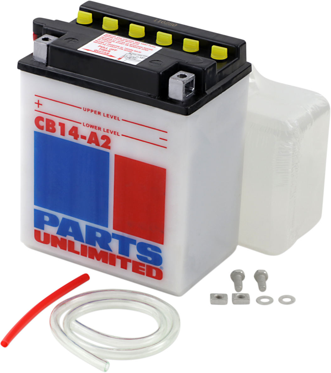 Parts Unlimited Battery - Yb14-A2 Cb14-A2-Fp