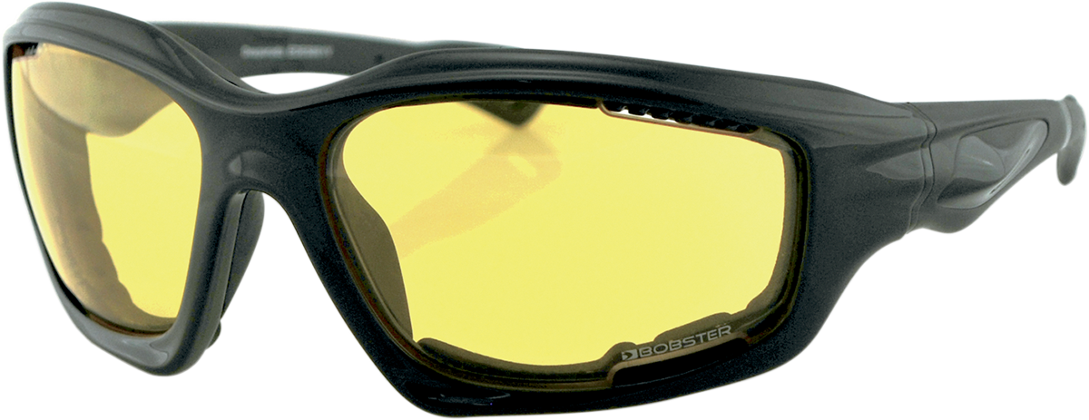 BOBSTER Desperado Sunglasses - Gloss Black - Yellow EDES001Y