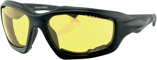 BOBSTER Desperado Sunglasses - Gloss Black - Yellow EDES001Y