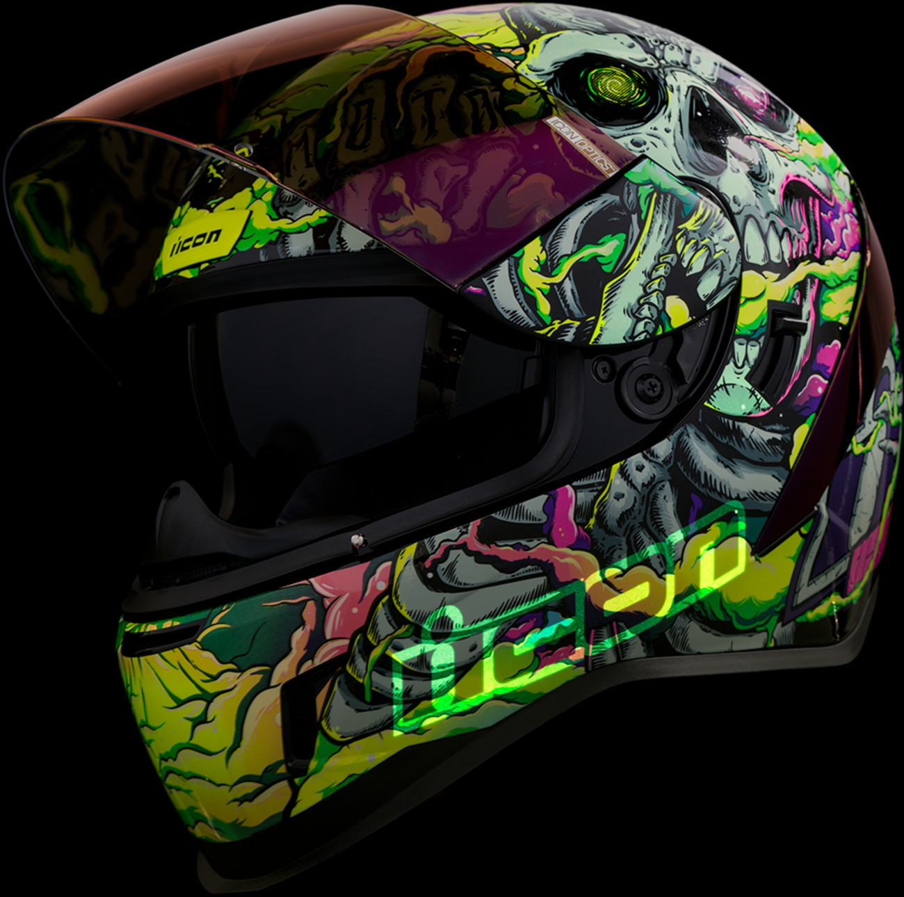 ICON Airform™ Helmet - Hippy Dippy - Purple - XL 0101-16028